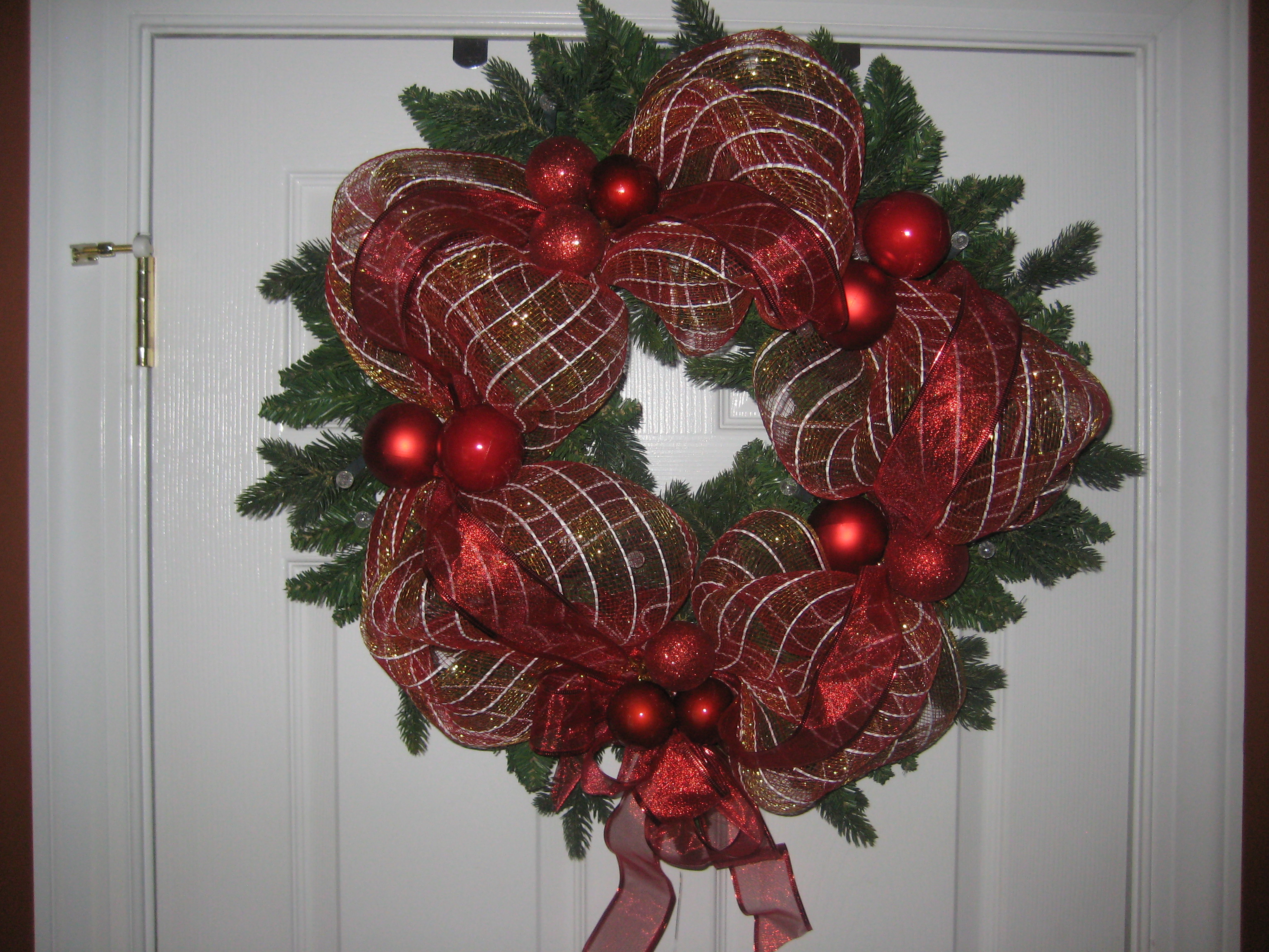 Deco Mesh Wreath Ribbon, Making Mesh Ribbon Wreaths