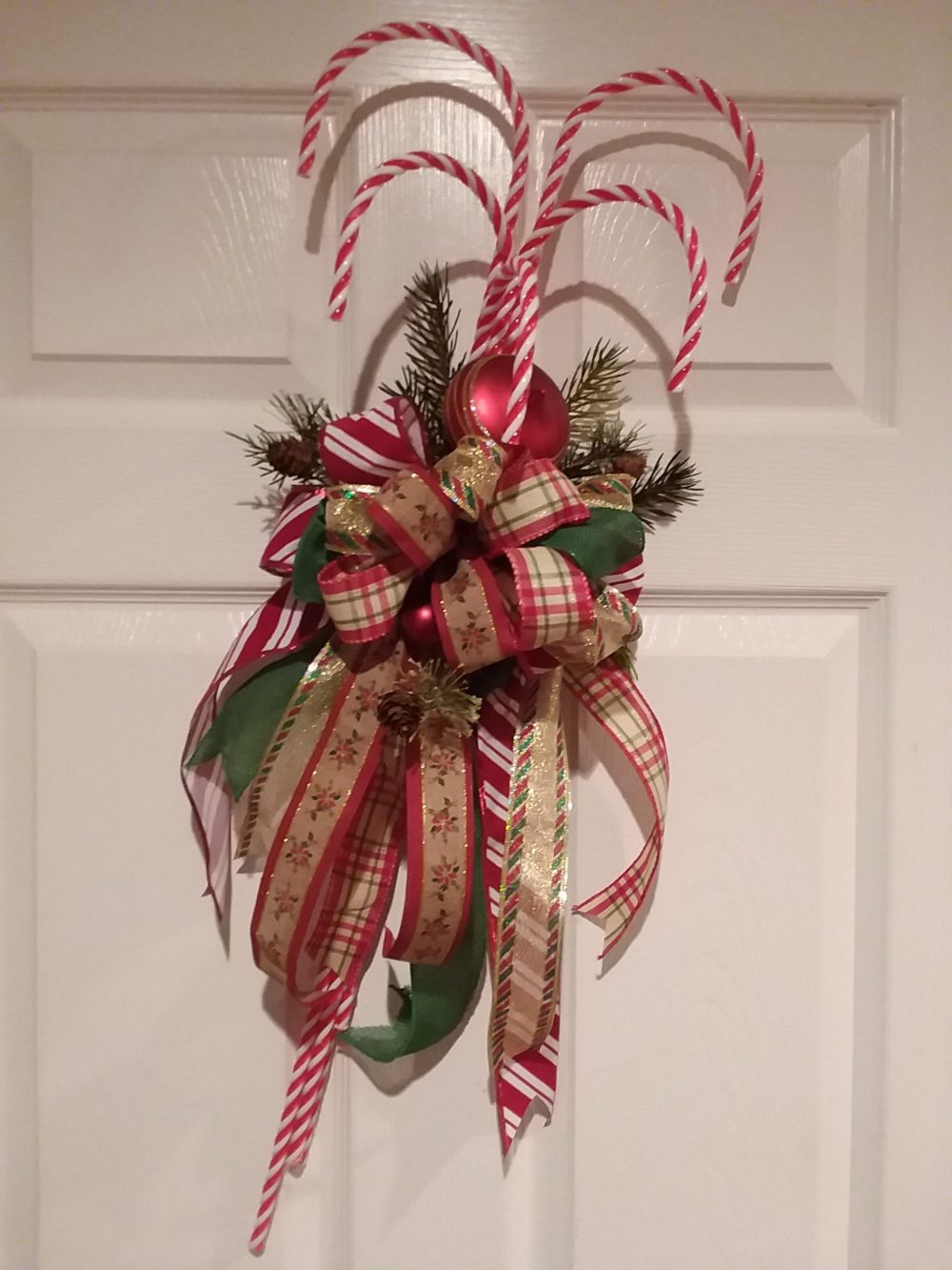 Candy Cane Door Decor Diy Southern Living With Chris